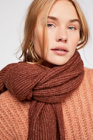 Jaden Ribbed Fringe Blanket Scarf