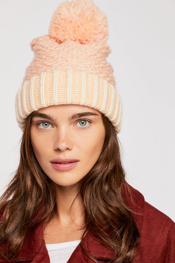 Slide View 1: River Locks Knubby Pom Beanie