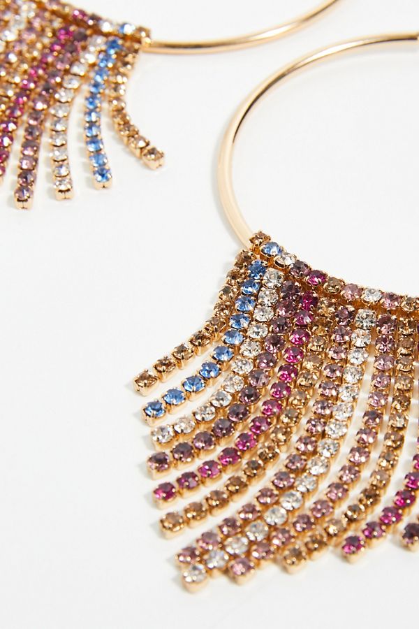 Slide View 2: Bette Rhinestone Hoops
