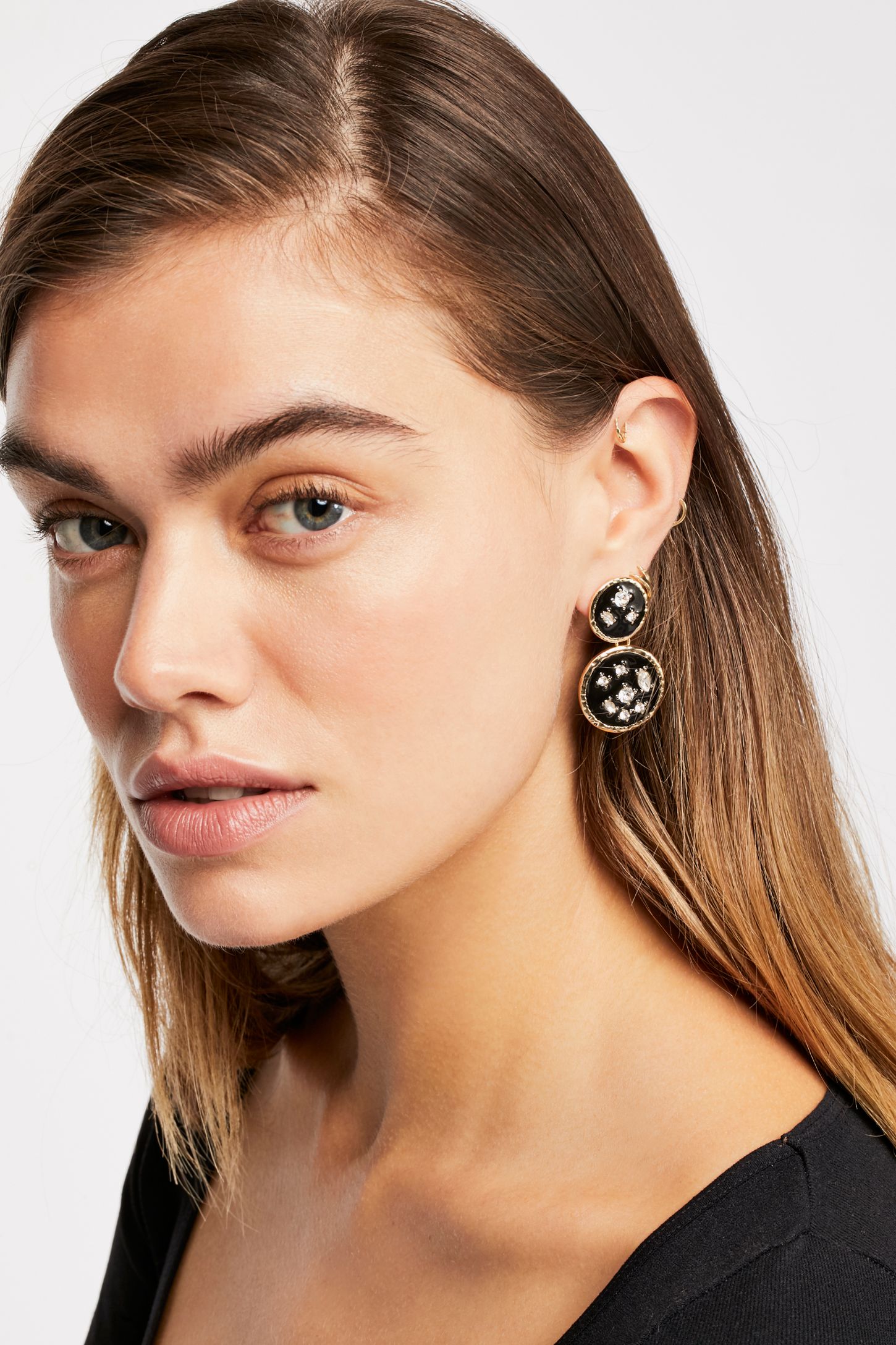 Slide View 2: Kendall Crystal Stud Earrings