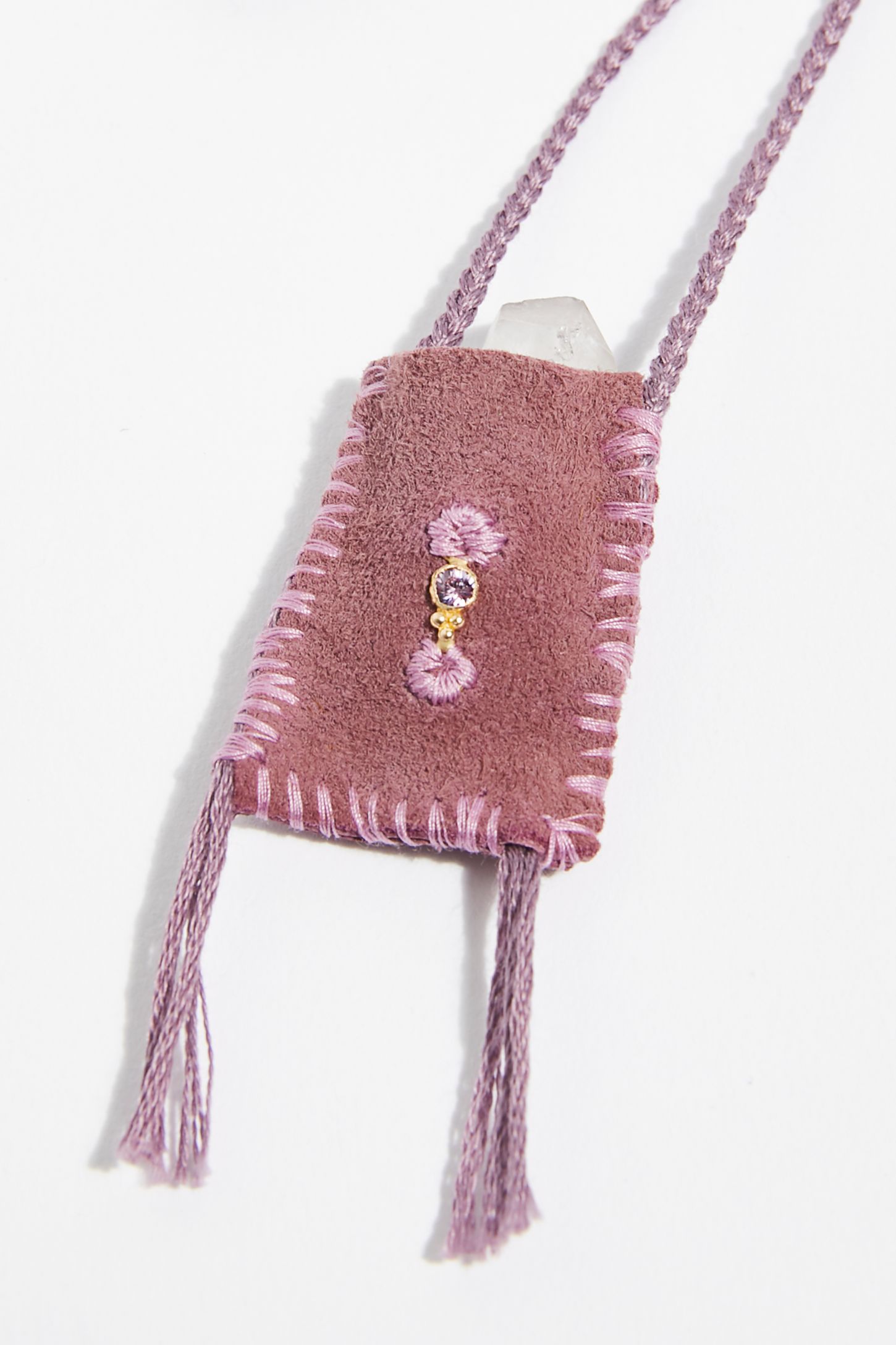 Slide View 2: Sapphire Medicine Bag Necklace