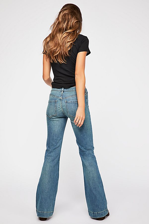 Embry Low-Rise Flare Jeans | Free People