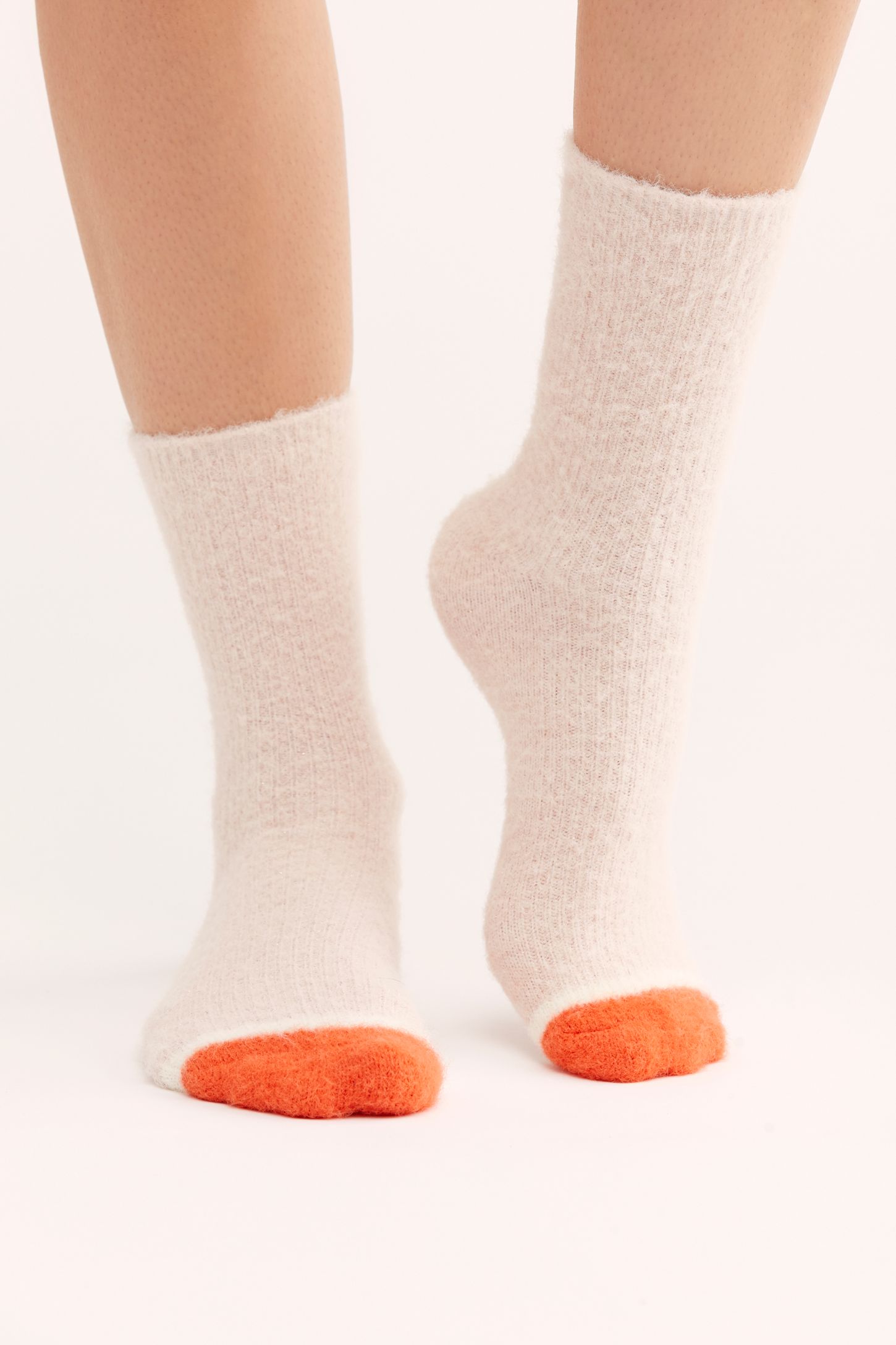 Slide View 2: Fuzzy Sparkle Crew Sock