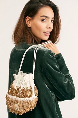 Beaded Embellished Pouch