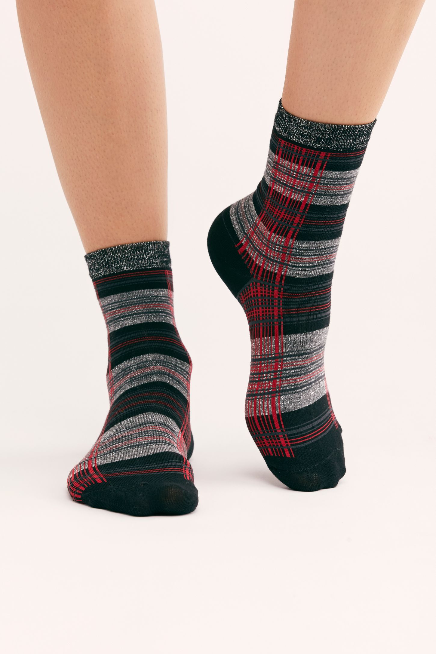 Slide View 2: Charmer Lurex Pattern Socks