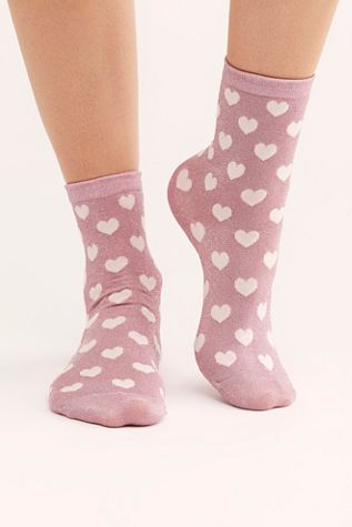 Charmer Lurex Pattern Socks