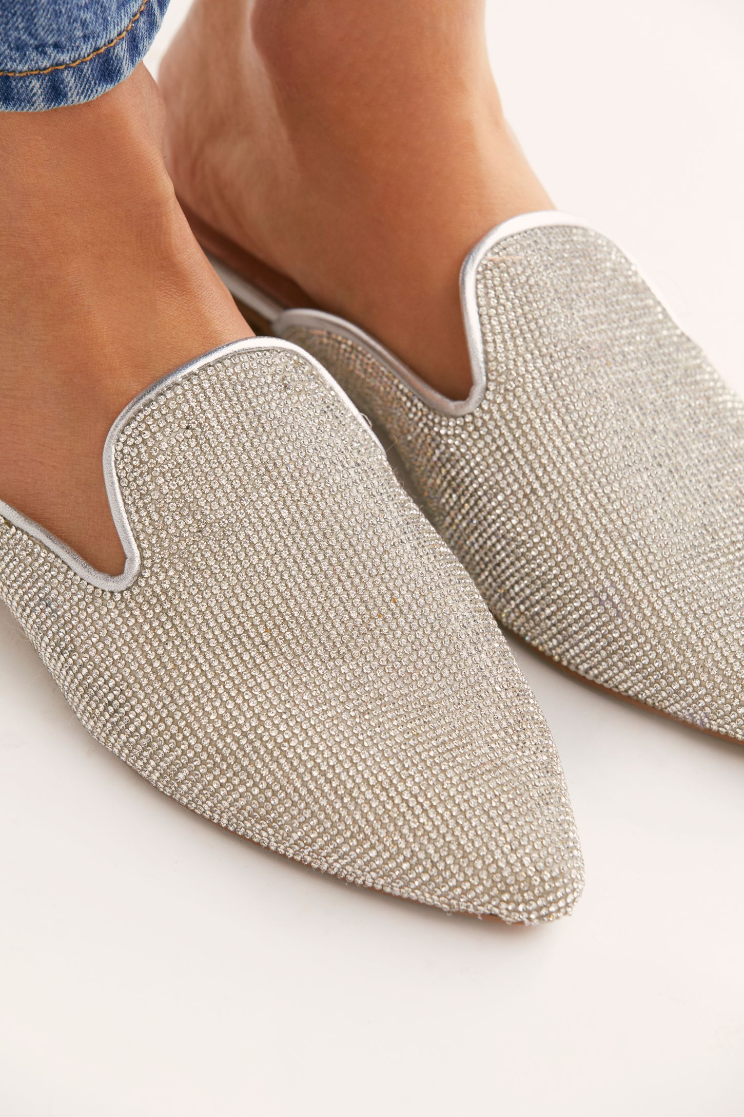 Slide View 3: Bianca Rhinestone Flat