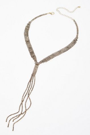 Chloe Crystal Bolo Necklace
