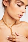 Thumbnail View 1: Chloe Crystal Bolo Necklace