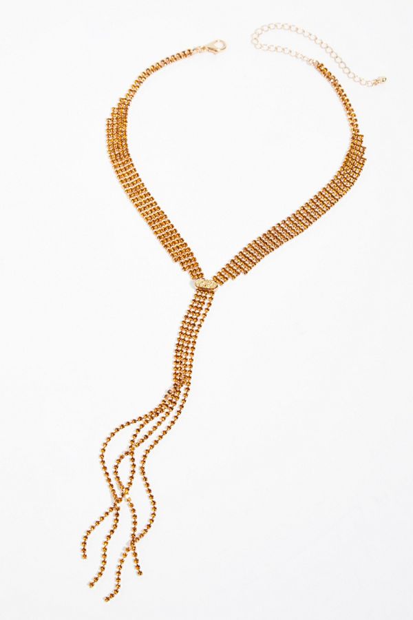 Slide View 2: Chloe Crystal Bolo Necklace