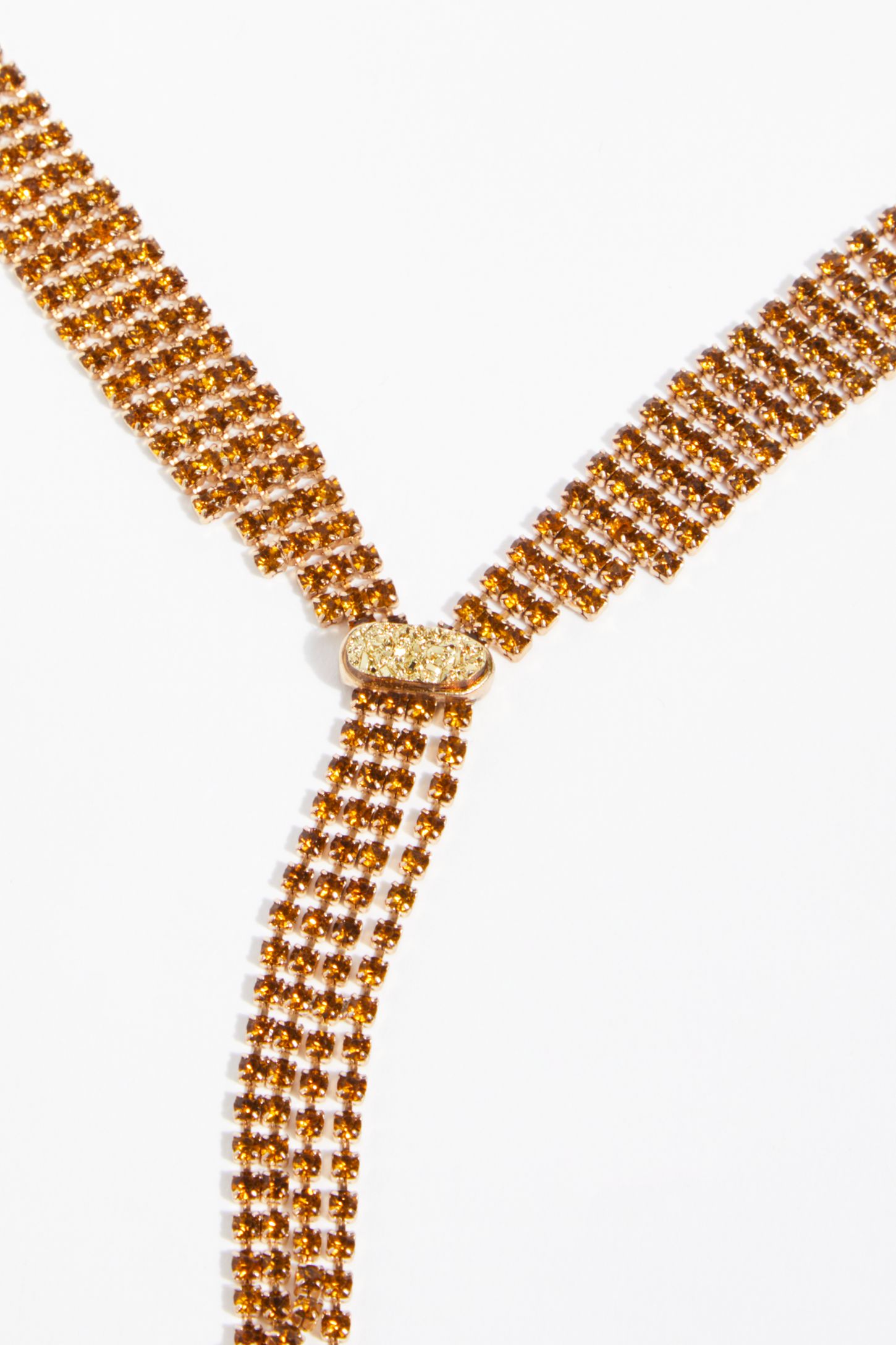 Slide View 3: Chloe Crystal Bolo Necklace