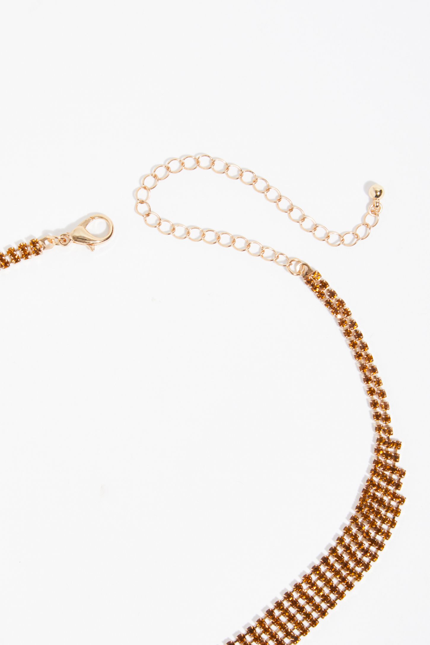 Slide View 4: Chloe Crystal Bolo Necklace