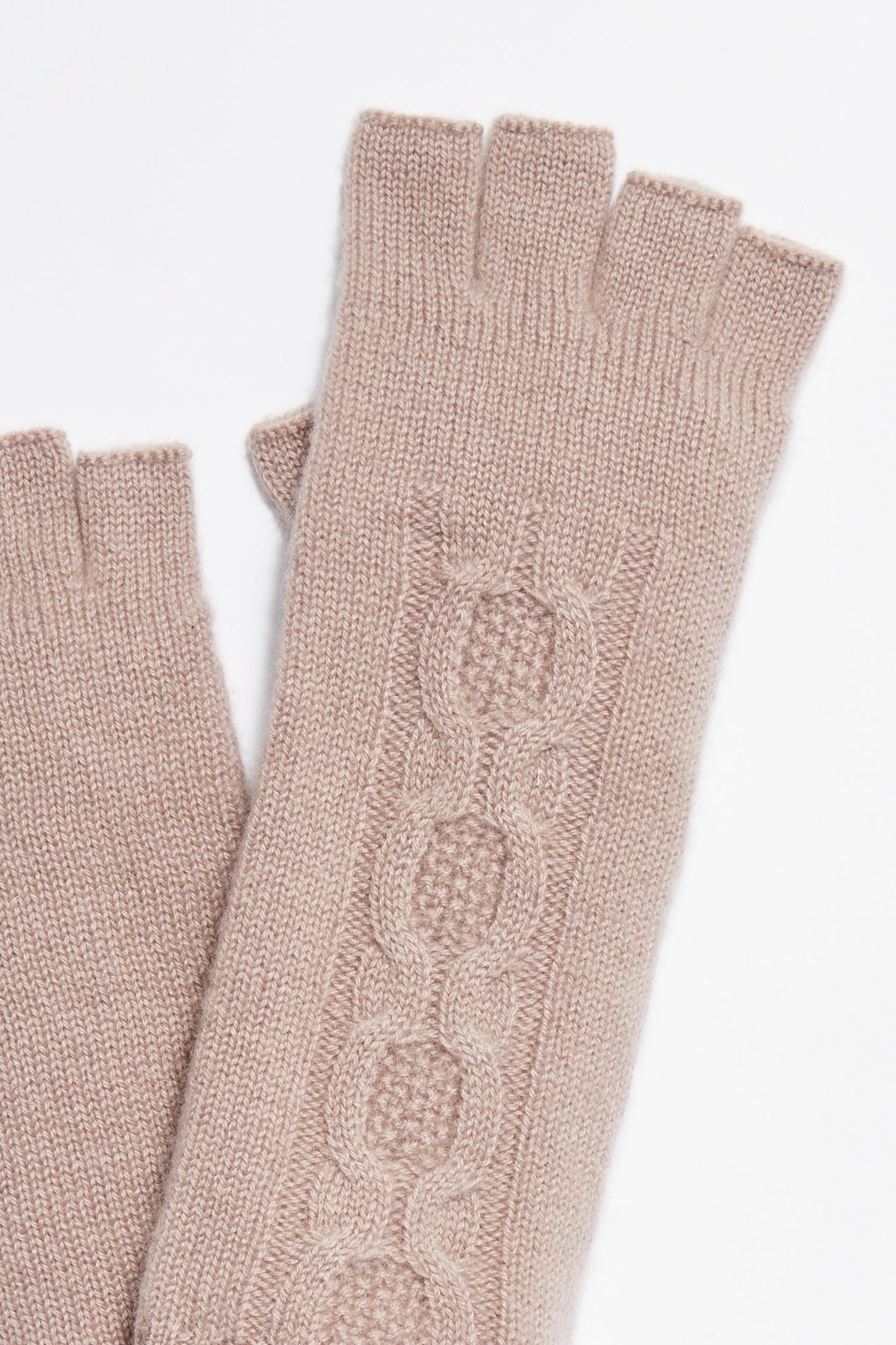 Slide View 3: Cable Knit Cashmere Armwarmer