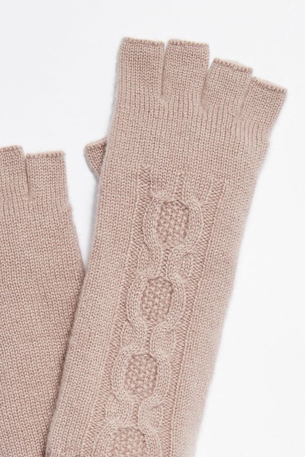 Slide View 3: Cable Knit Cashmere Armwarmer