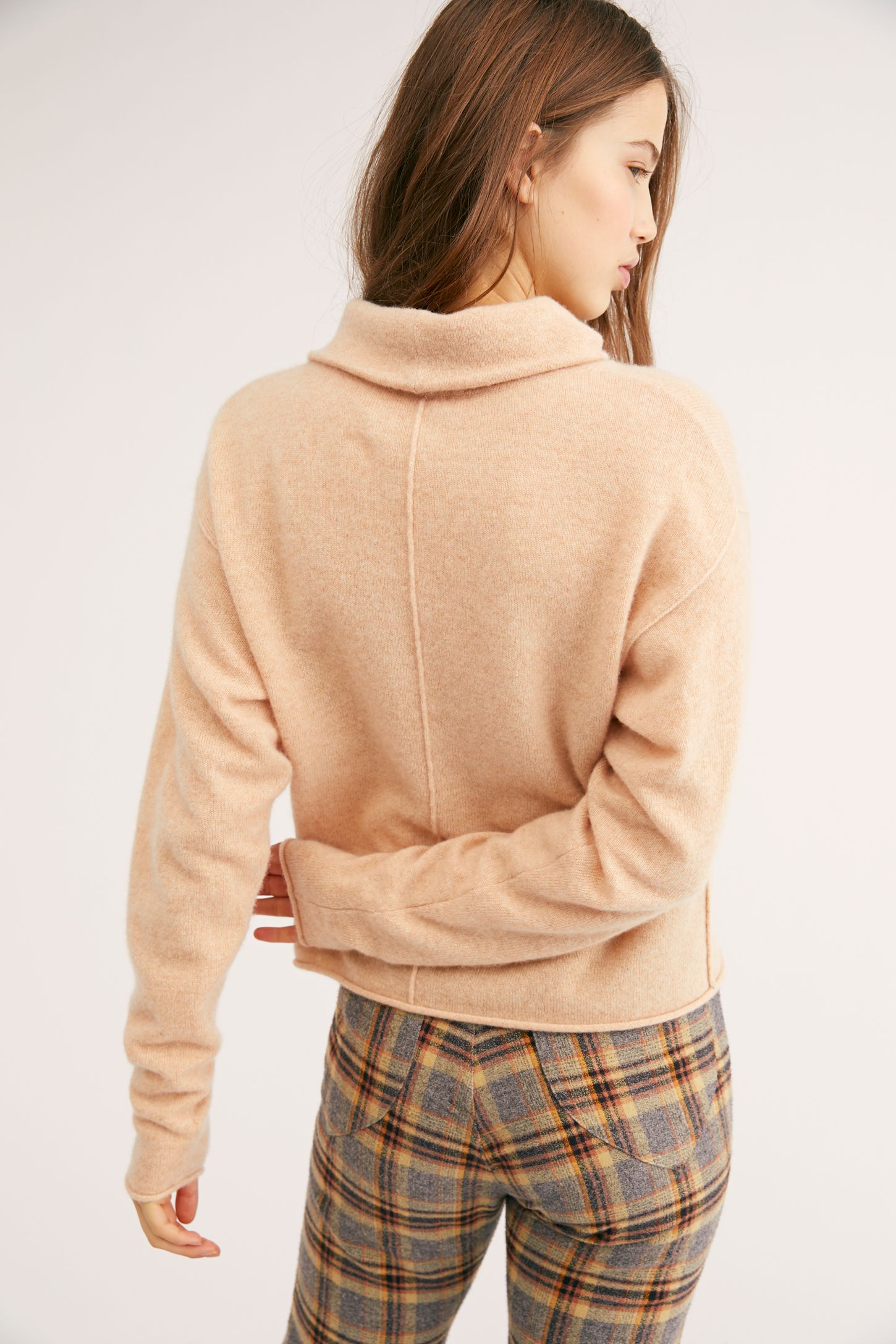 Slide View 4: Cozy Cashmere Turtleneck Sweater