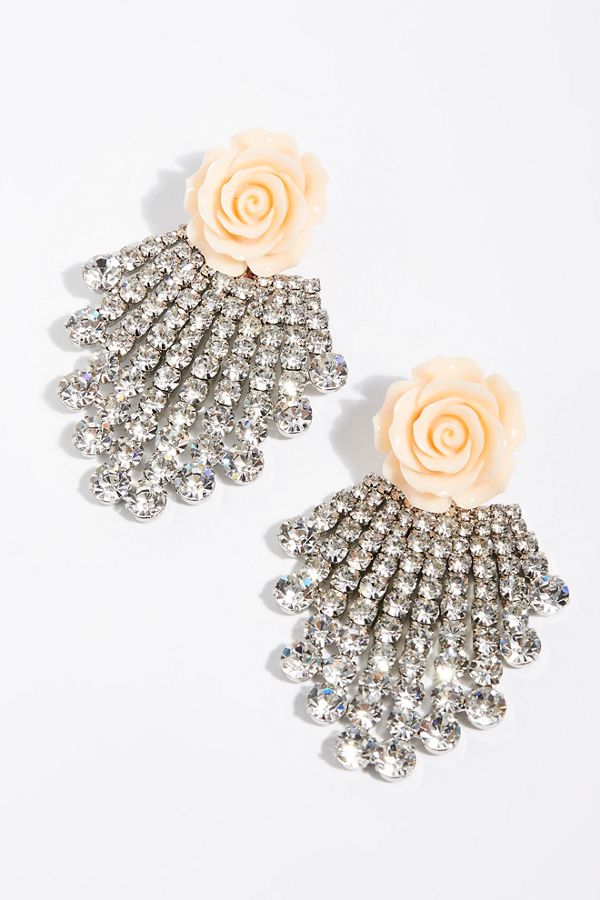 Slide View 2: Rose Earrings