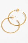 Thumbnail View 3: Tai Rhinestone Medium Hoop Earrings