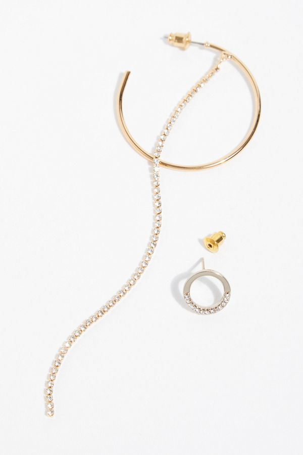 Slide View 2: Lucky Star Asymmetric Earrings