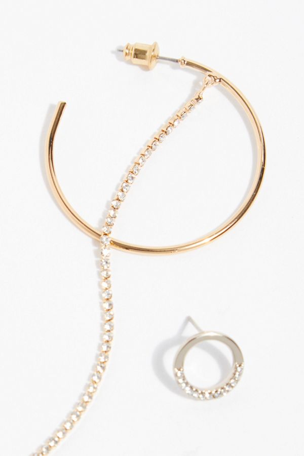 Slide View 3: Lucky Star Asymmetric Earrings