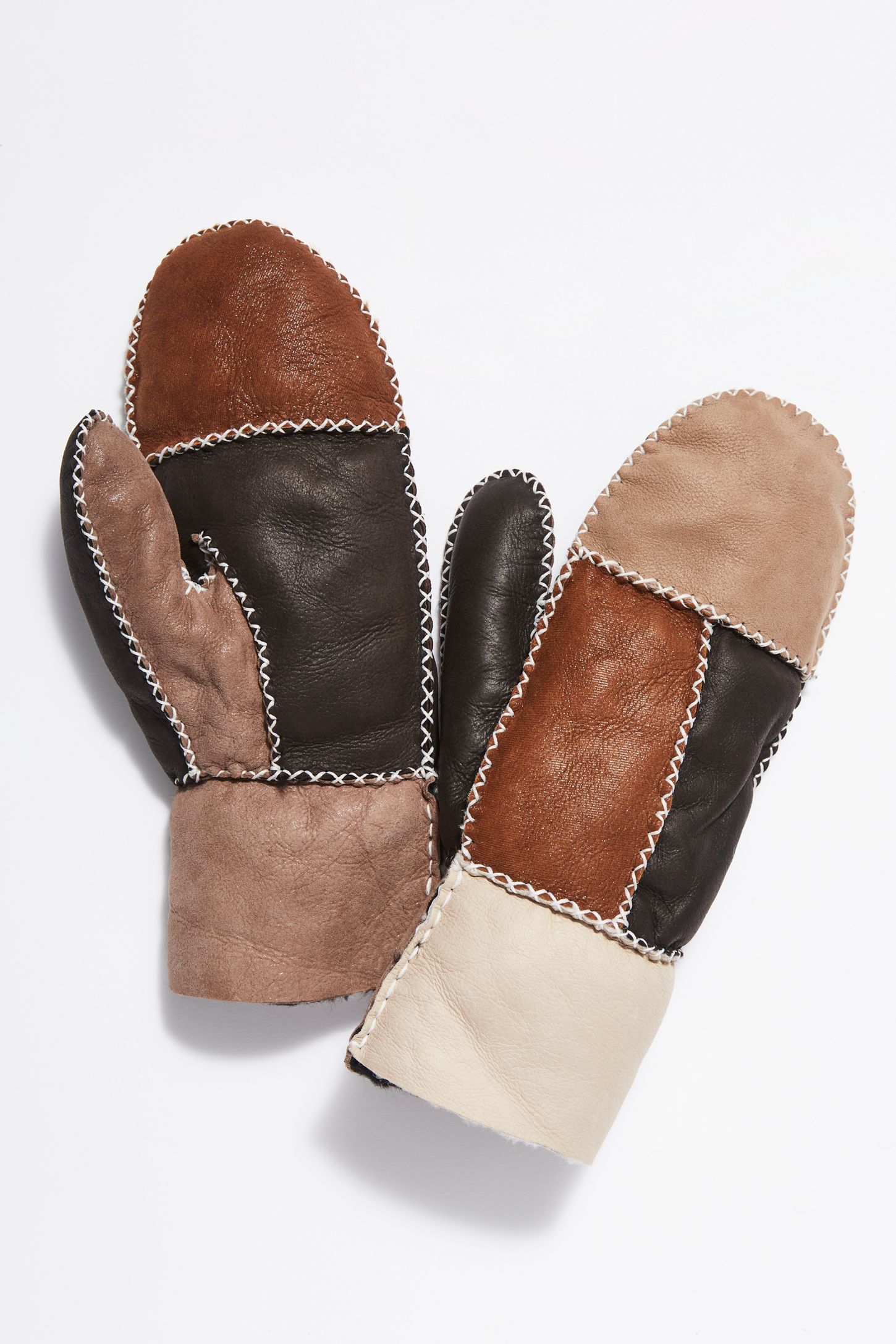 Slide View 2: Siberia Patchwork Shearling Mitten