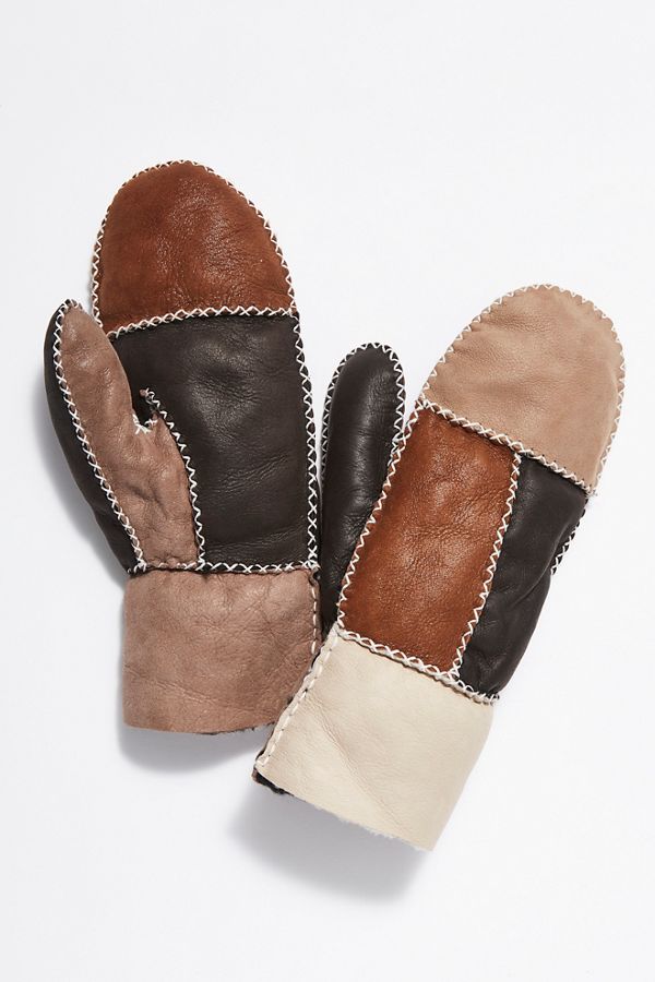 Slide View 2: Siberia Patchwork Shearling Mitten