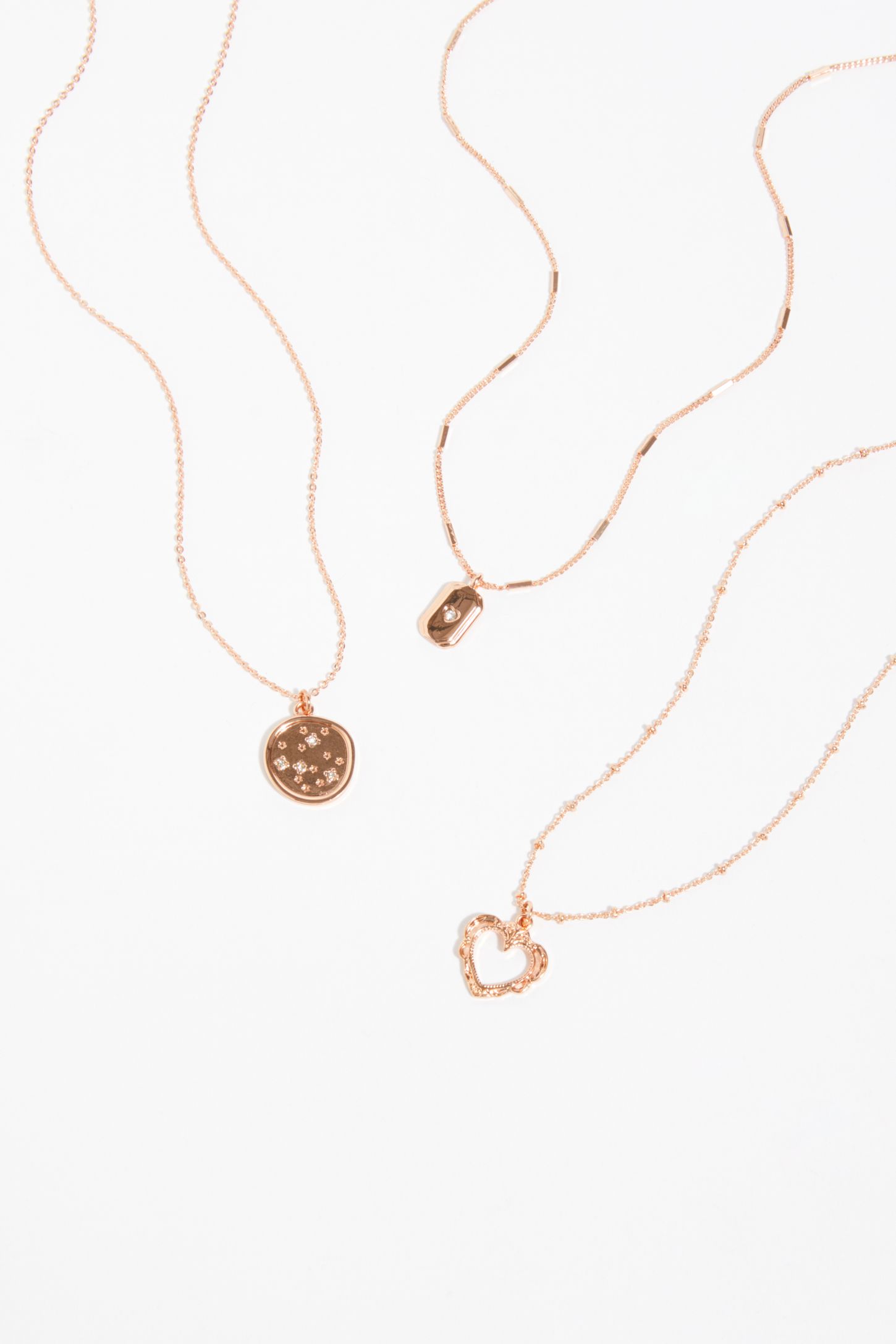 Slide View 2: Delicate Set Of Three Necklaces