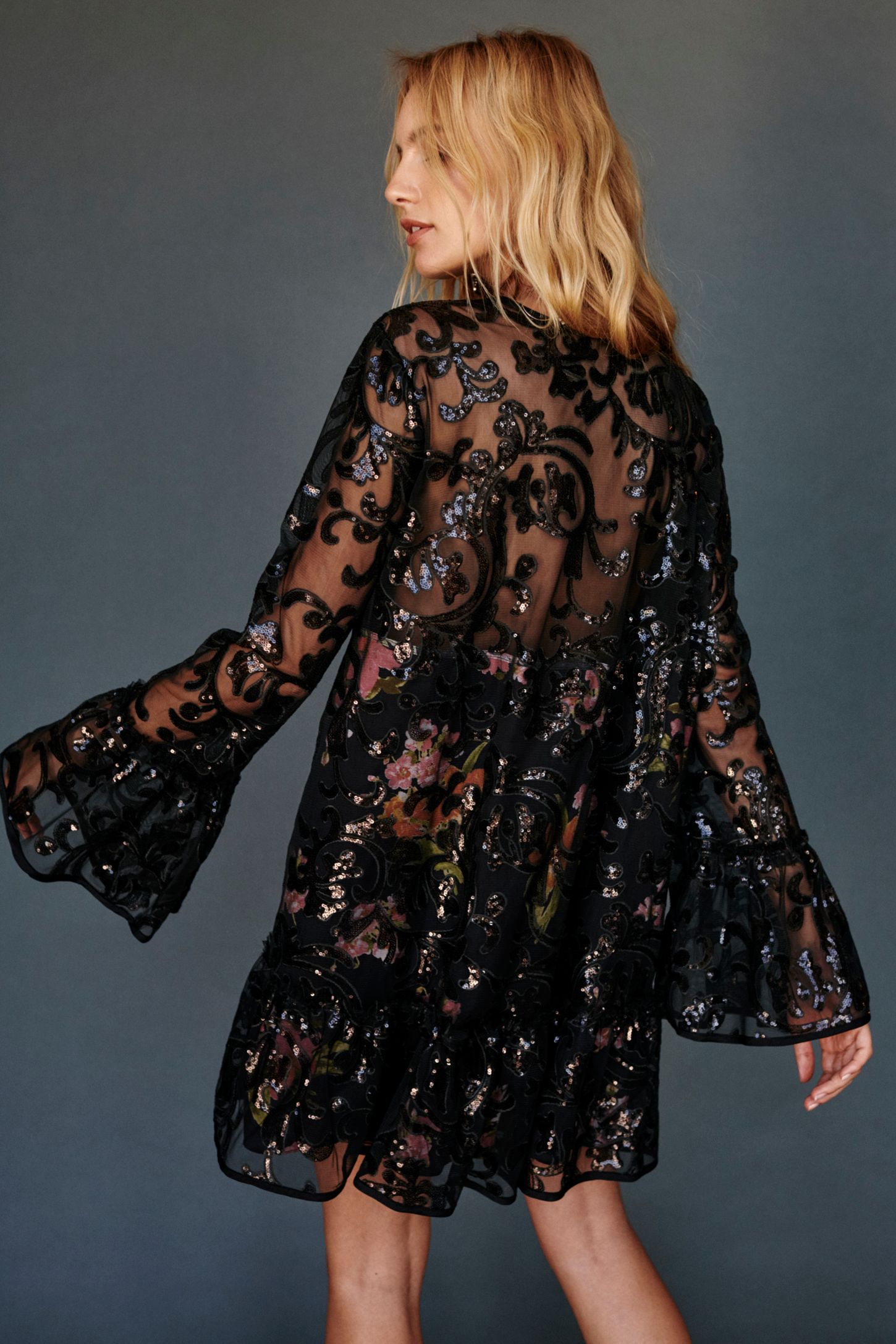 Slide View 4: Falling Flowers Frock
