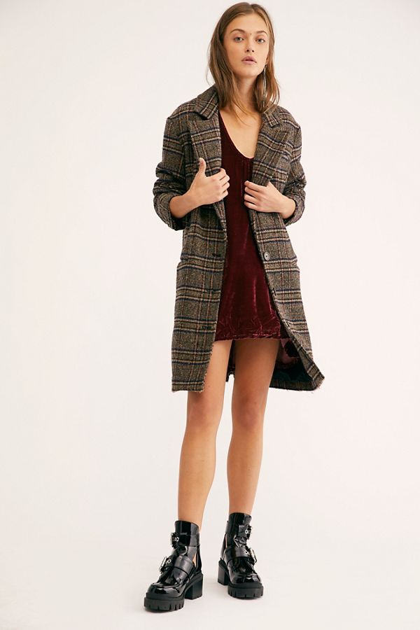 crushed velvet shirt dress