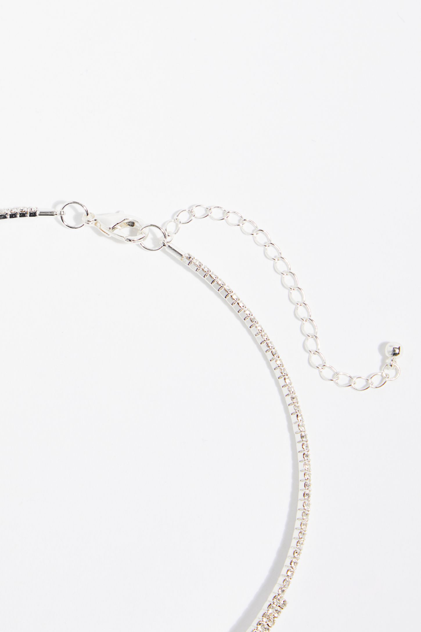 Slide View 4: Rhinestone Collar Necklace