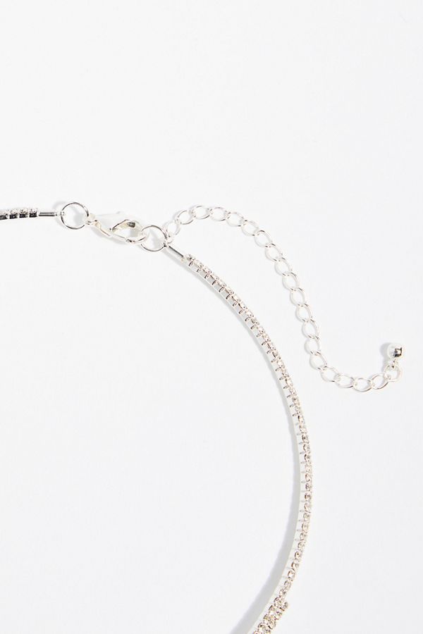 Slide View 4: Rhinestone Collar Necklace