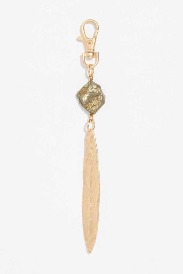 Slide View 2: Embellished Leaf Charm