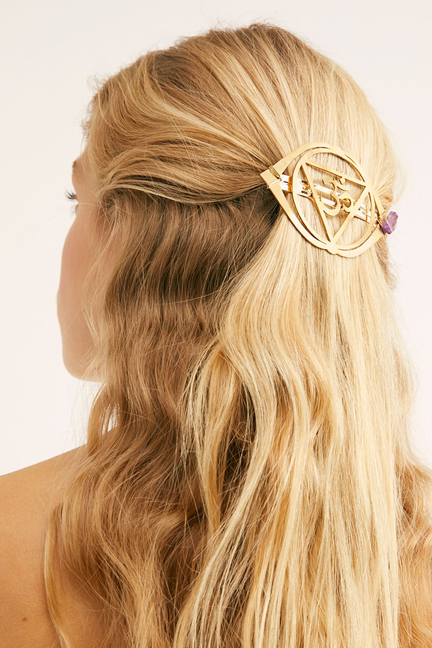 Slide View 1: Chakra Metal Barrette