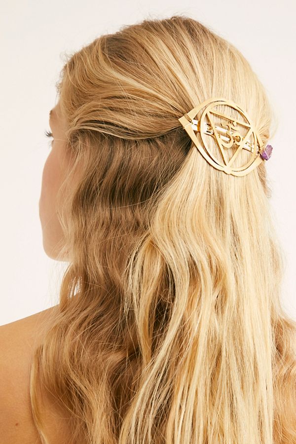 Slide View 1: Chakra Metal Barrette