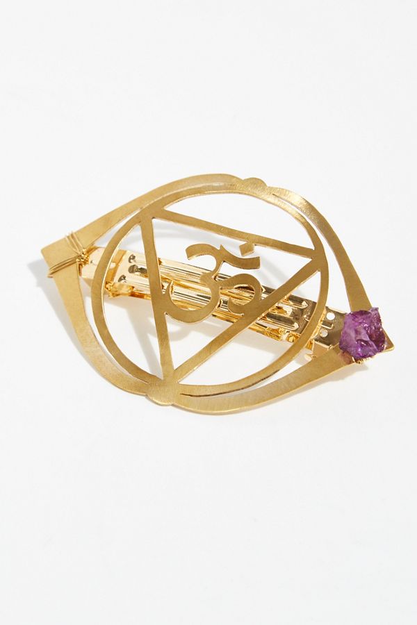 Slide View 3: Chakra Metal Barrette