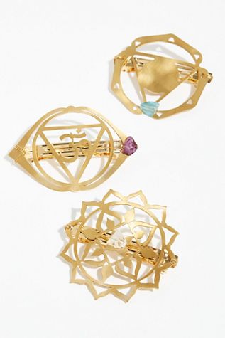 Chakra Metal Barrette