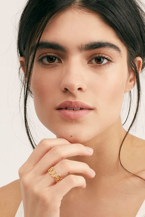 Slide View 3: Delicate Word Ring