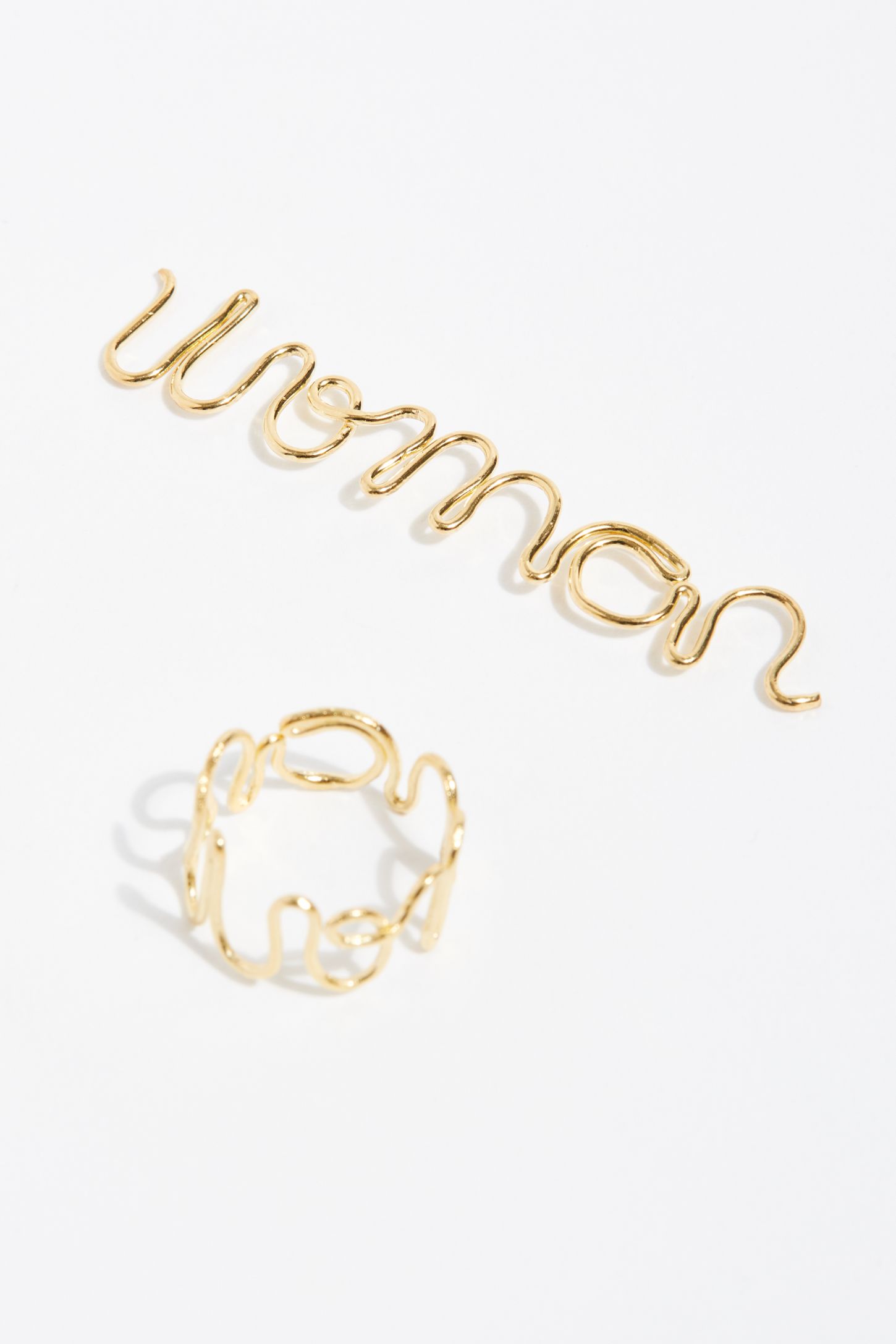 Slide View 1: Delicate Word Ring