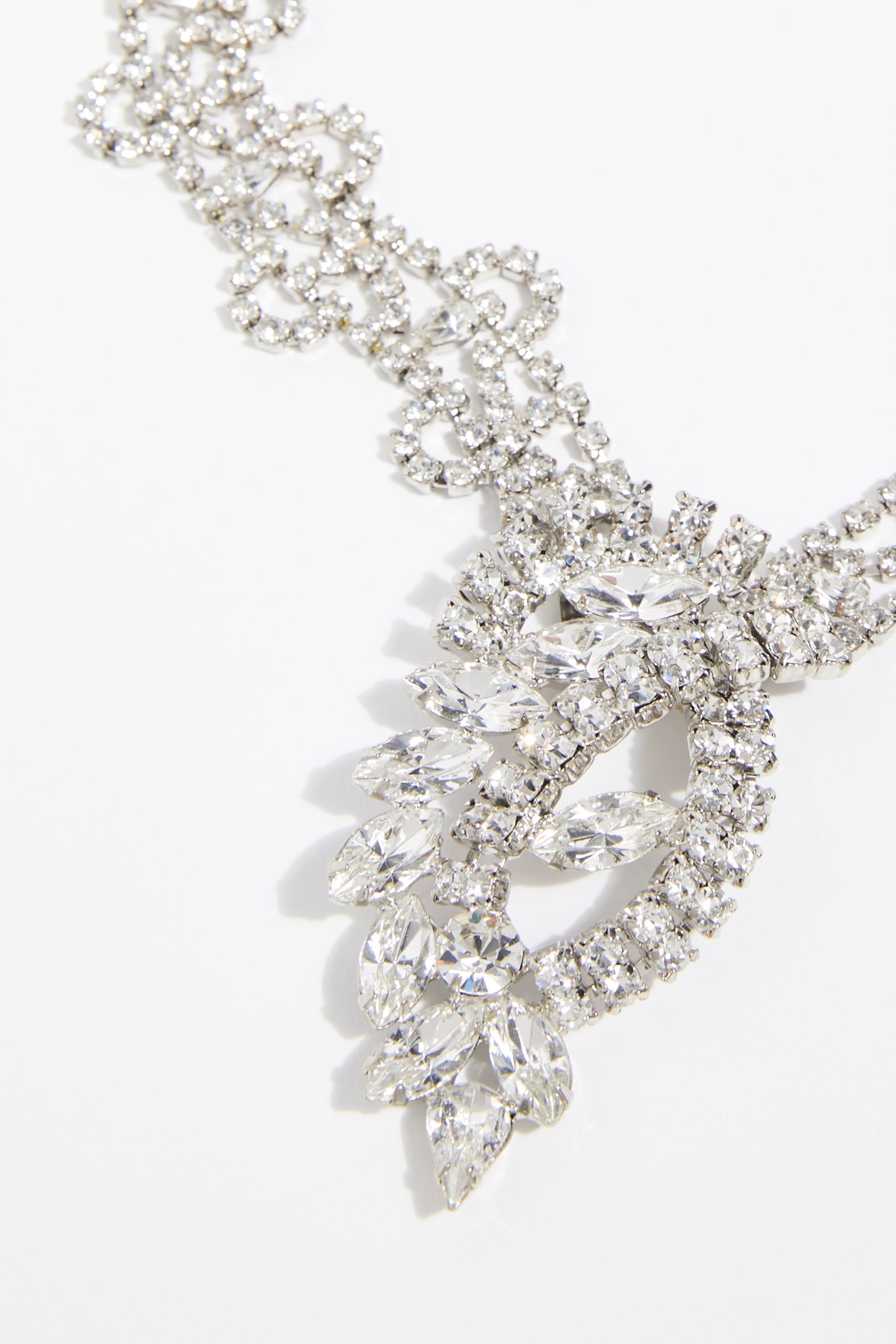 Slide View 3: Loraine Rhinestone Necklace