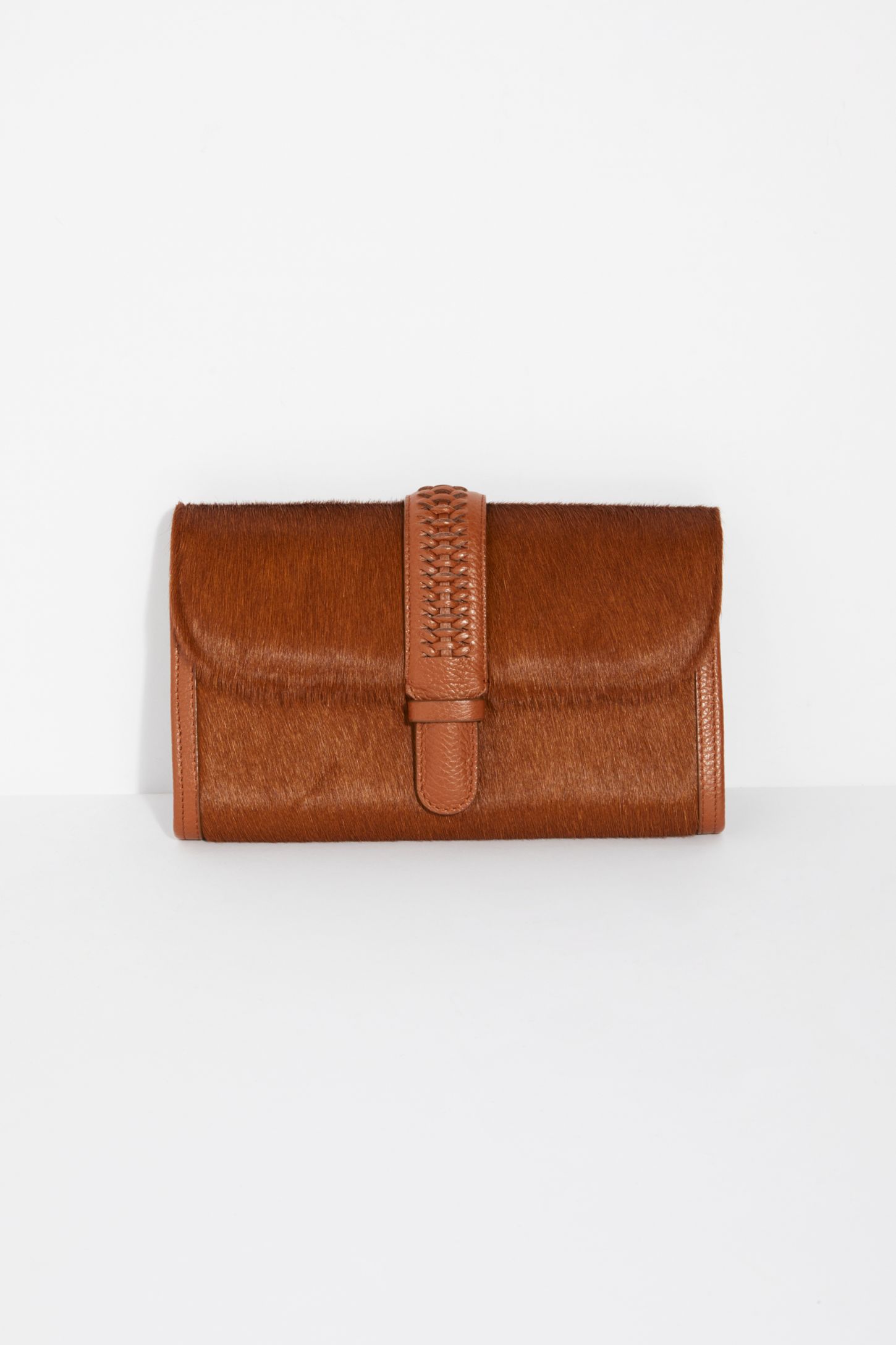 Slide View 1: Calf Hair Clutch