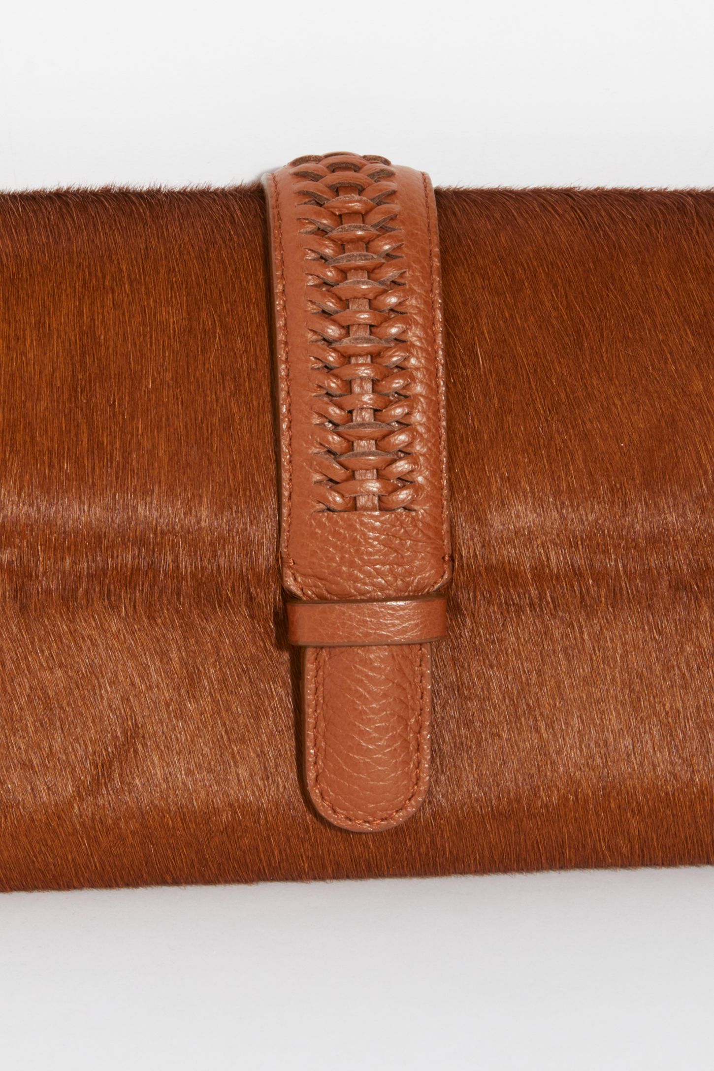 Slide View 2: Calf Hair Clutch