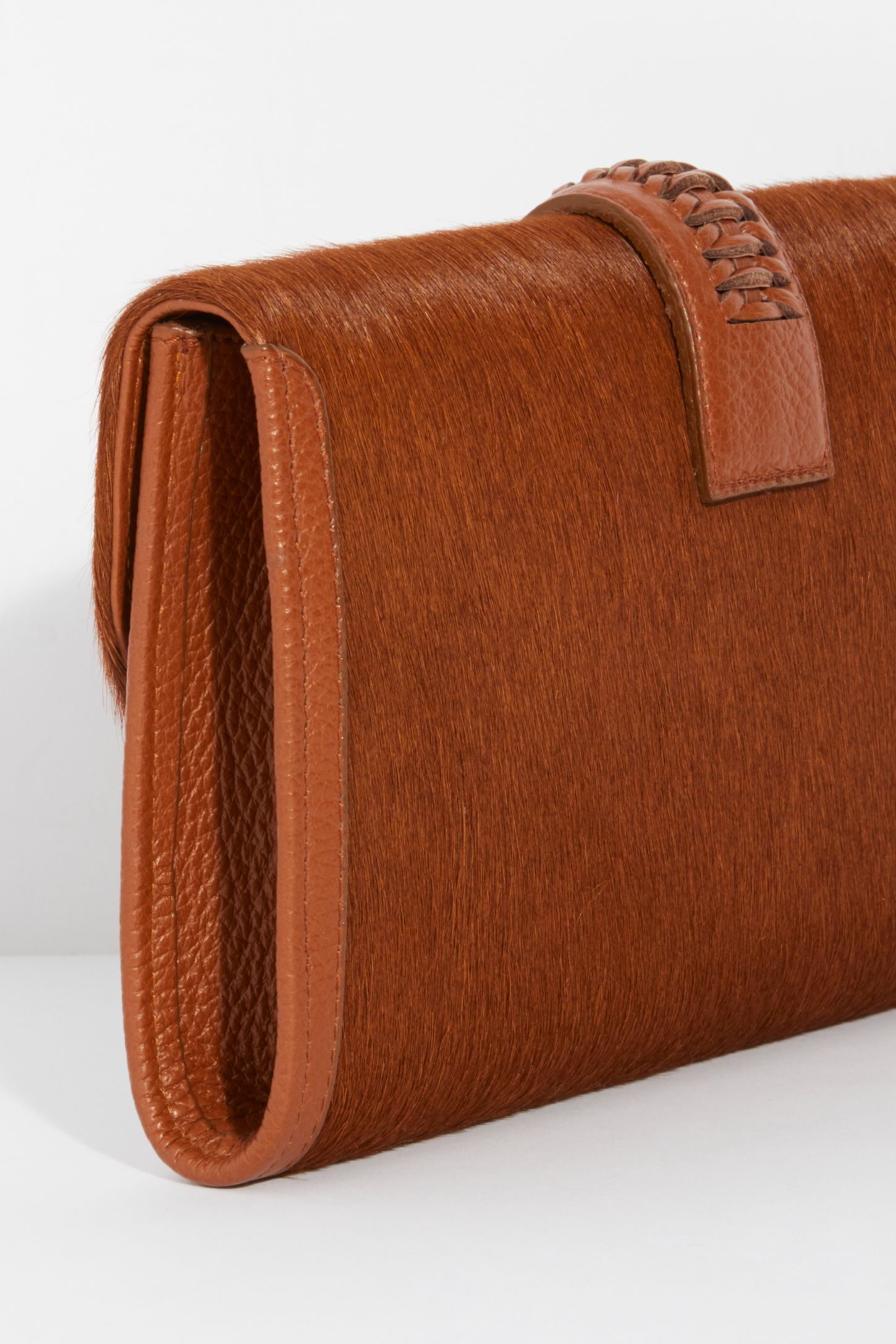 Slide View 4: Calf Hair Clutch