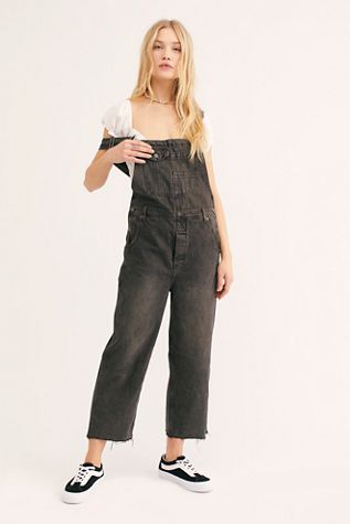 overalls jean Deez nude