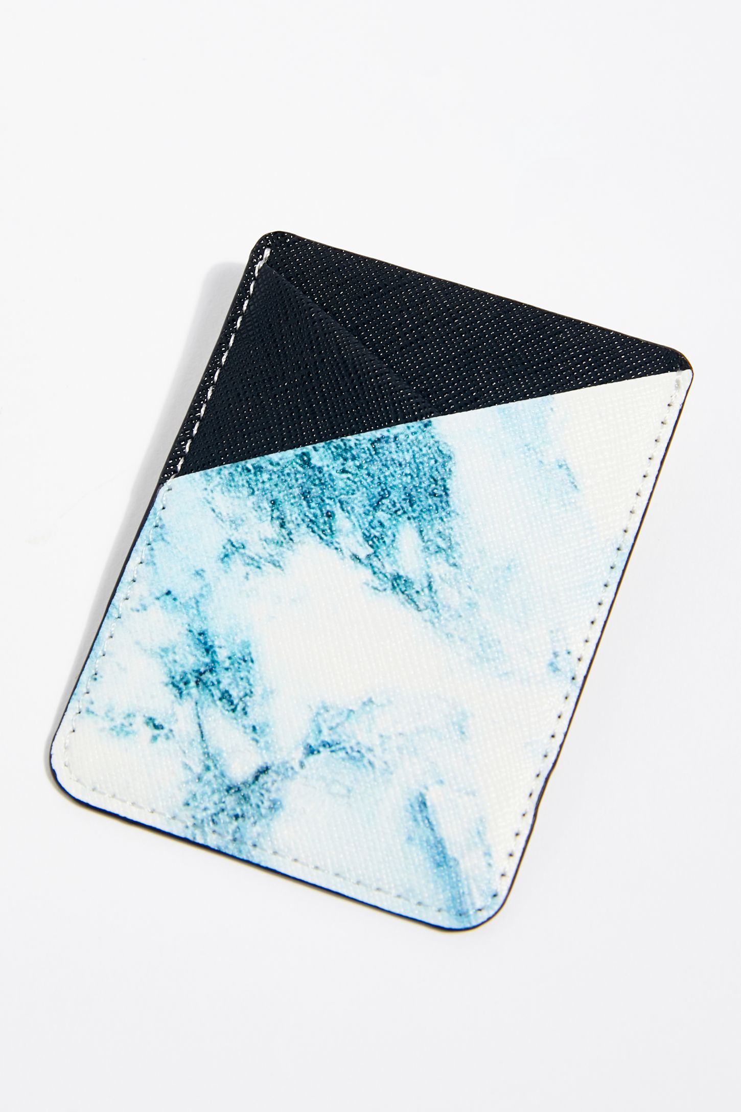 Slide View 2: Printed Leather Phone Pocket