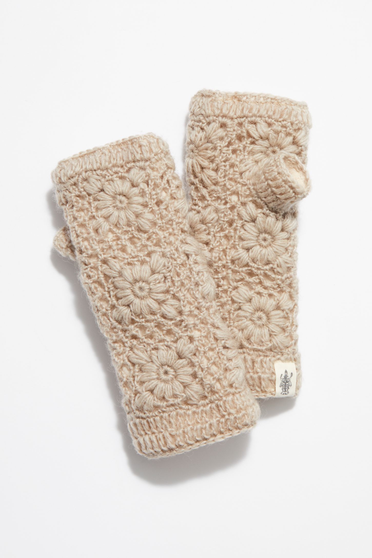 Slide View 2: Frosted Flower Crochet Armwarmer