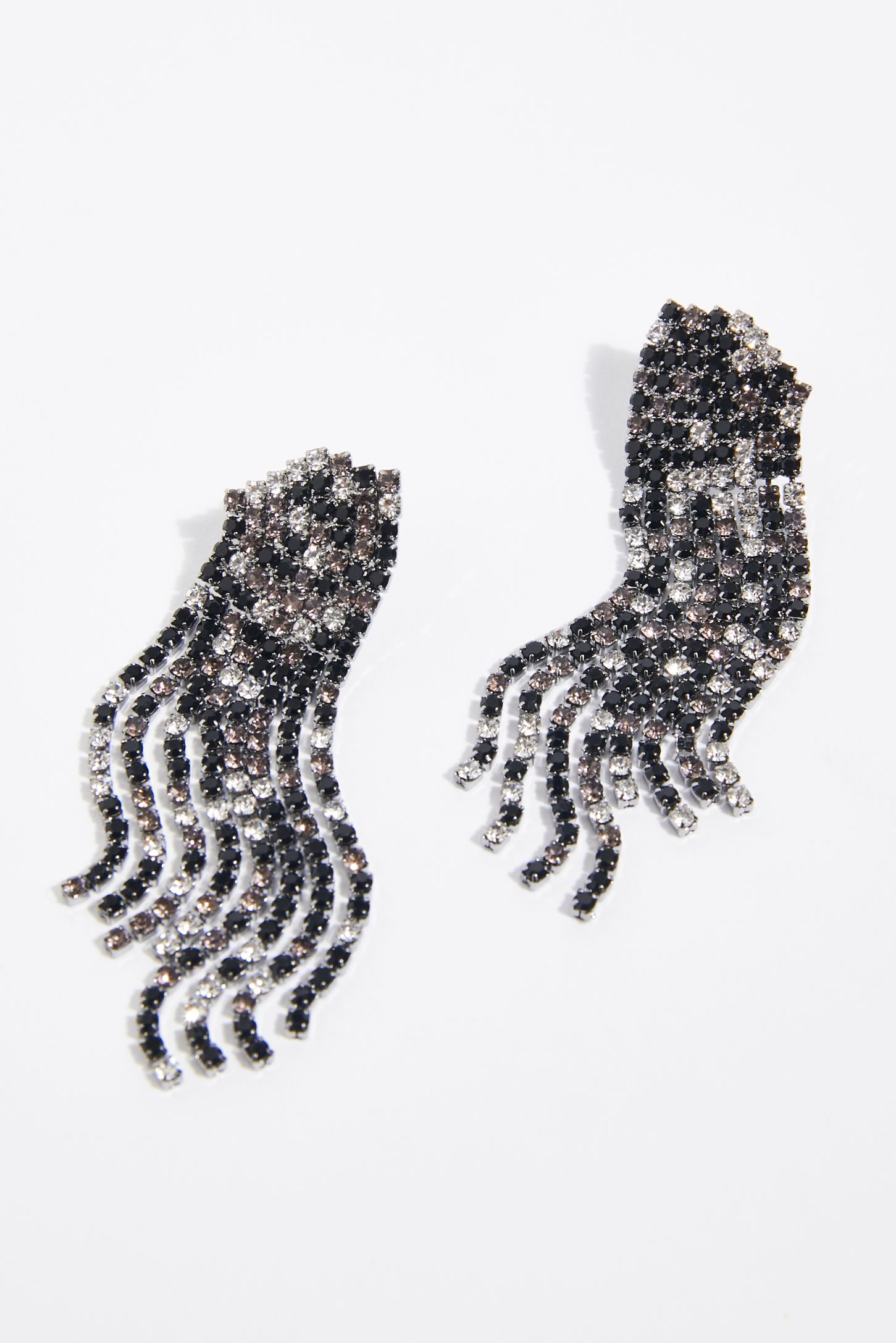 Slide View 2: Serefina Rhinestone Dangle Earrings