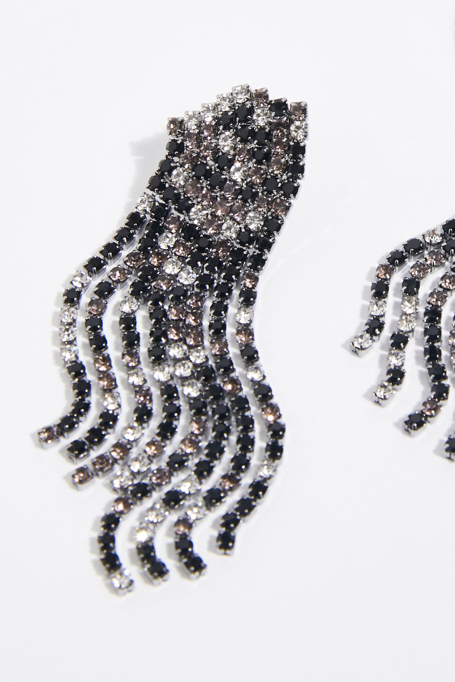 Slide View 3: Serefina Rhinestone Dangle Earrings