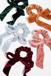 Thumbnail View 1: Velvet Bow Scrunchie