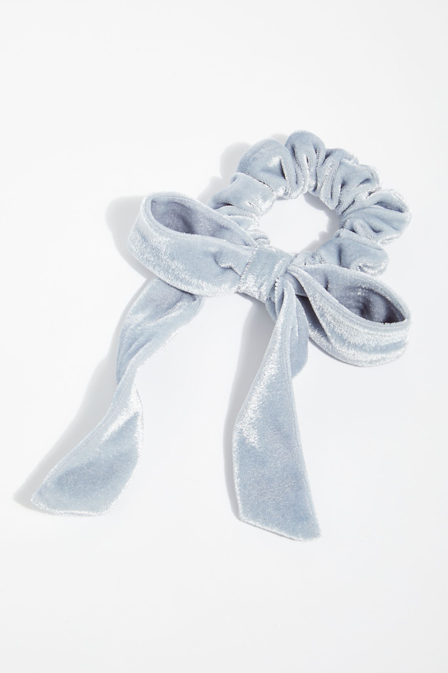 Slide View 3: Velvet Bow Scrunchie