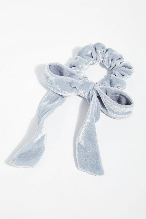Slide View 3: Velvet Bow Scrunchie
