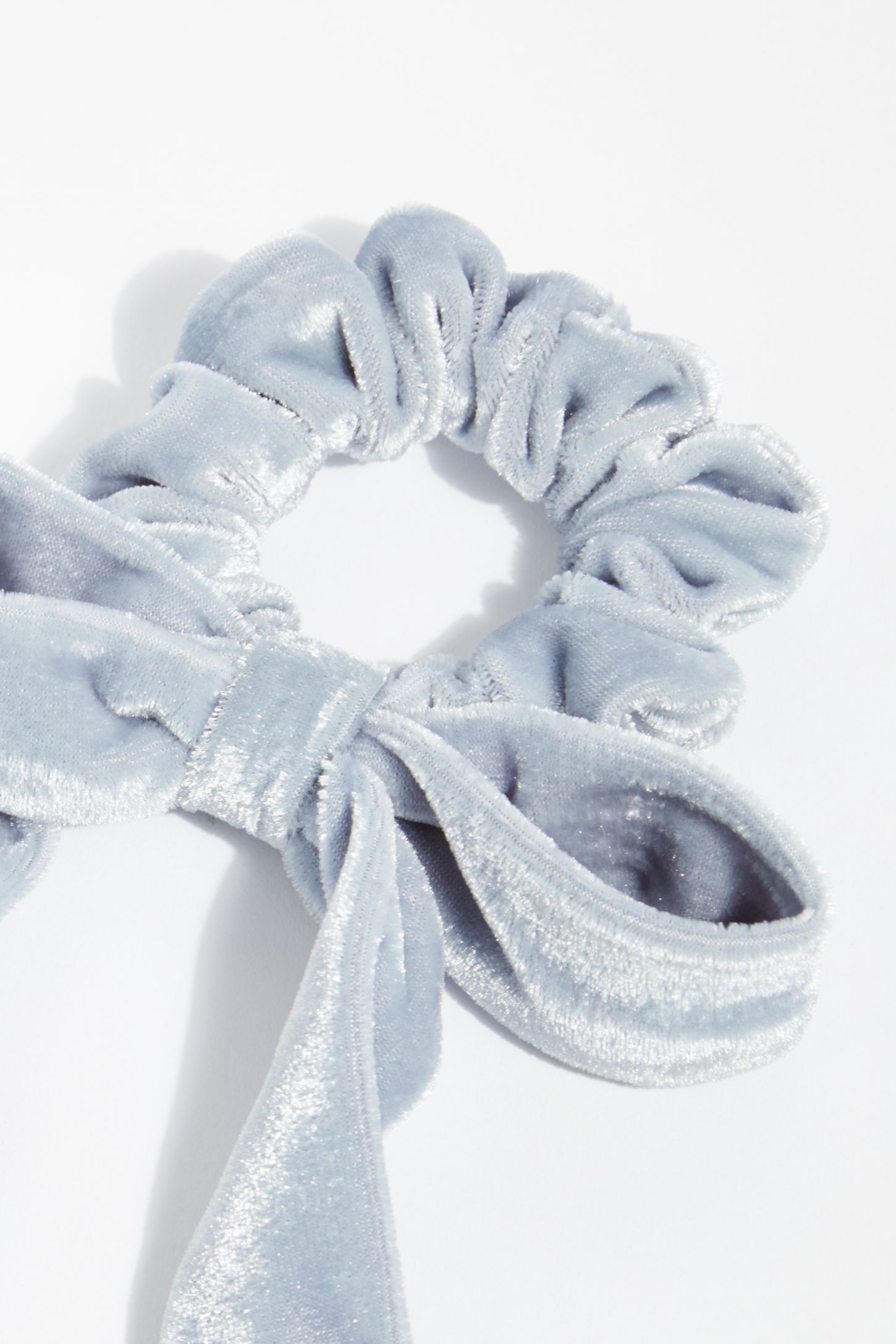 Slide View 4: Velvet Bow Scrunchie